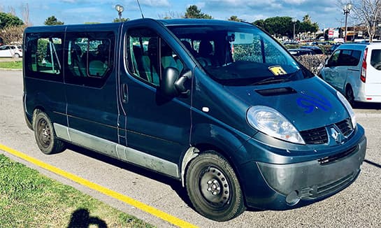 Voyage Rubio à Narbonne - Notre flotte de bus - Véhicule 9 places